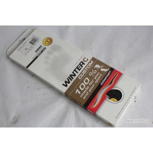 Semelles thermoformables Winter Ski Snowboard Custom SIDAS taille XL