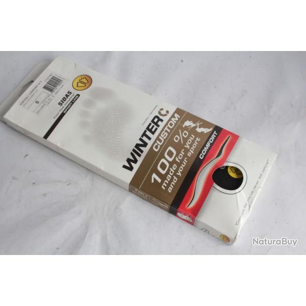 Semelles thermoformables Winter Ski Snowboard Custom SIDAS taille S