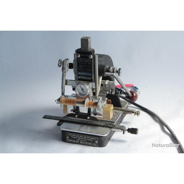 Ancienne machine gaufrage estampage  chaud Kingsley Machine Hot Stamp