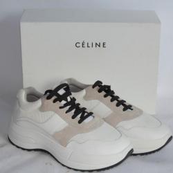 CELINE Sneakers blanches Delivery Phoebe Philo T41 Baskets Femme