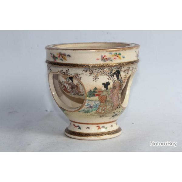 Ancien brle-parfum Koro Satsuma Japon Incense burner