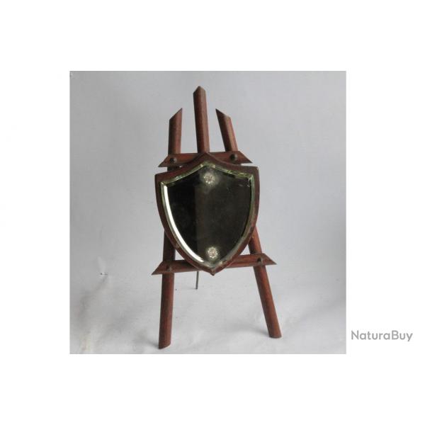 Miroir cusson Art populaire Suisse XIXe sicle