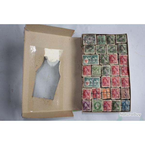 Lot Timbres Australie 1920-1950 oblitr pour recherche varit