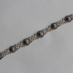 Bracelet Berbère argent émaillé