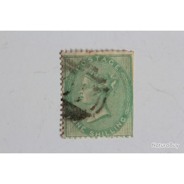 Timbres Grande Bretagne Victoria 1 shilling 1876-1880 obl