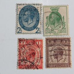 Timbres Grande Bretagne 9e congrès de l'UPU 1929 oblitéré