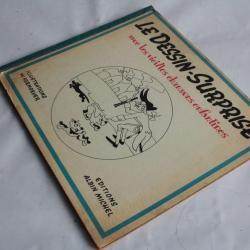 Livre illustré dessin surprise avec comptines de Kermorver 1947