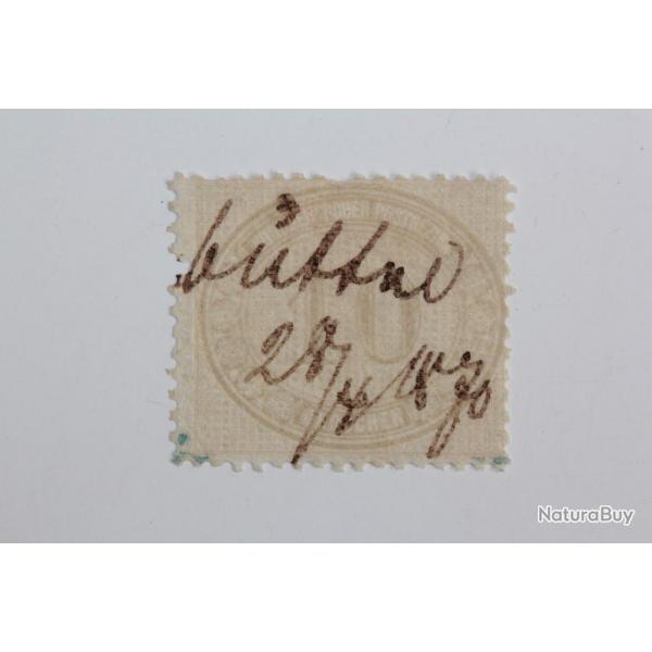 Timbres Allemagne Confdration du nord cadres varis 10g gris 1869