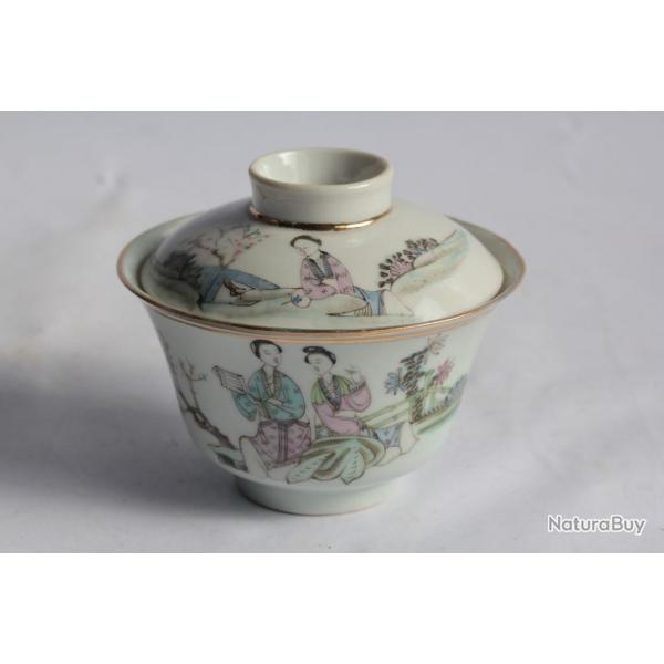 Tasse  th porcelaine Chine Gaiwan