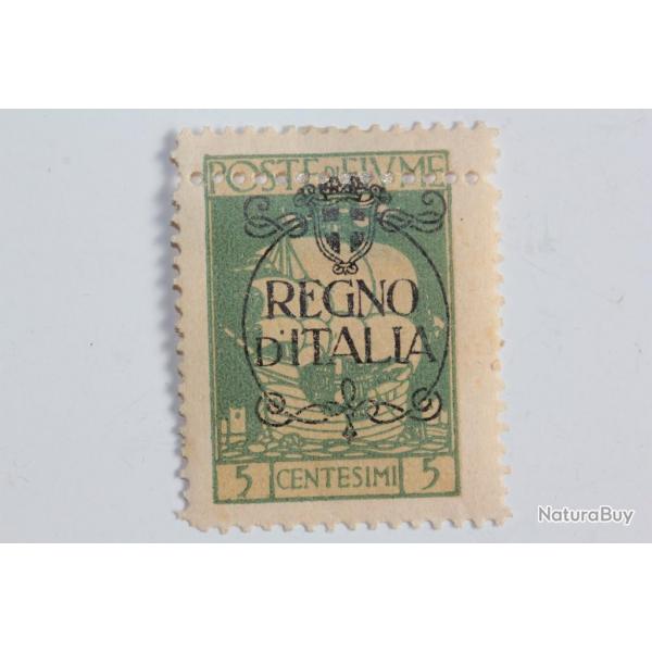 Timbres Italie Fiume Regno D'Italia 1924 var dentelure horizontale neuf*