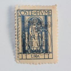 Timbres Italie Fiume Regno D'Italia 1924 var dentelure verticale neuf*