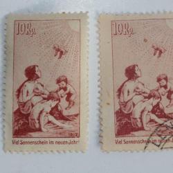 Timbres Suisse Pro Juventute précurseurs I allemand 1912