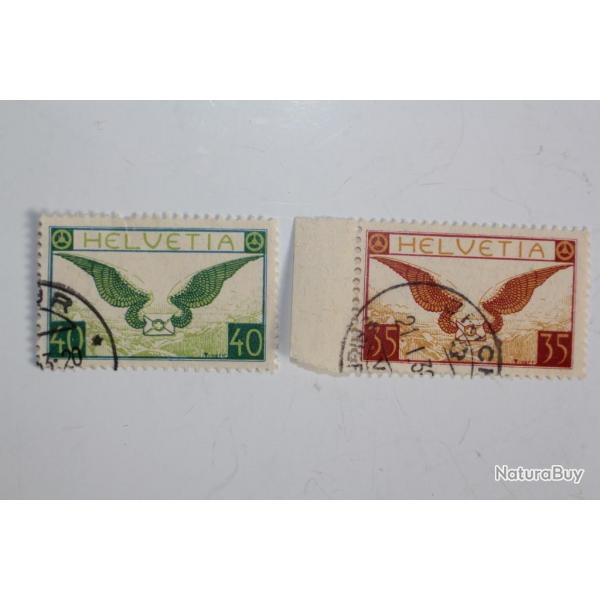 Timbres Suisse poste arienne mission de 1929
