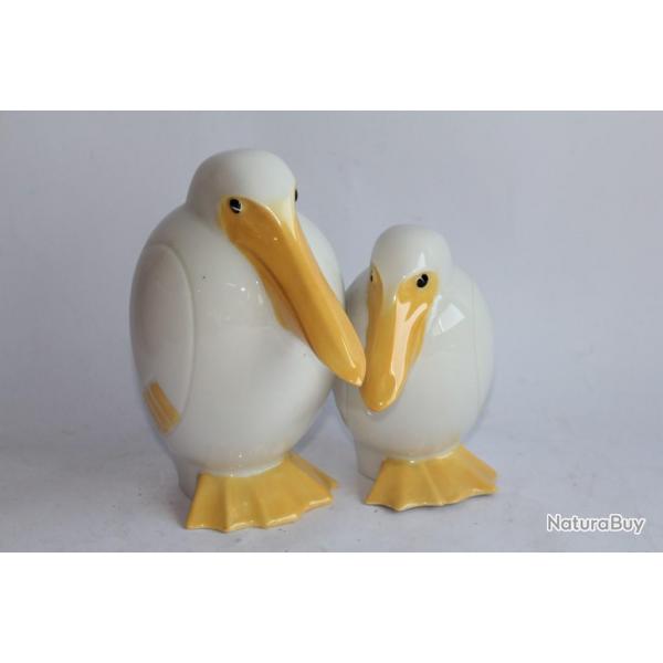 Veilleuse porcelaine Limoges RYS Plicans