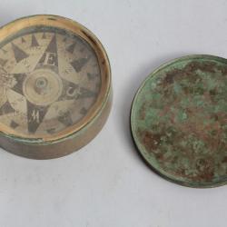 Boussole de poche XIXe siècle