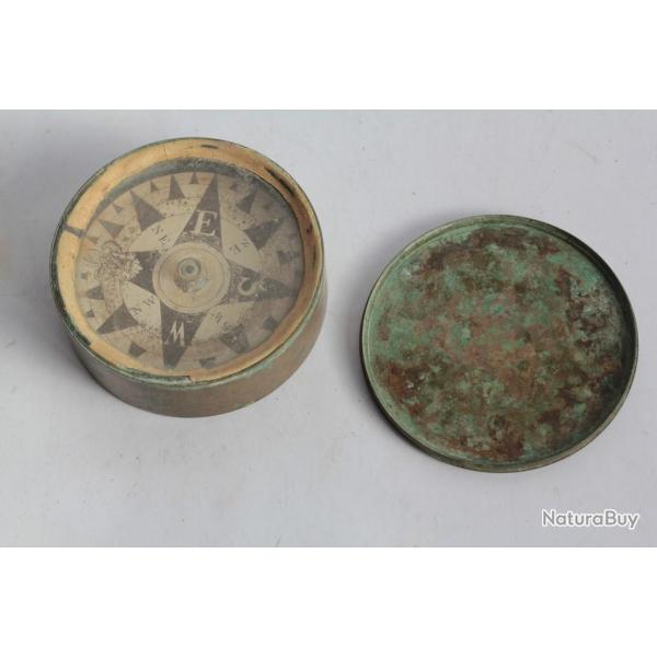 Boussole de poche XIXe sicle