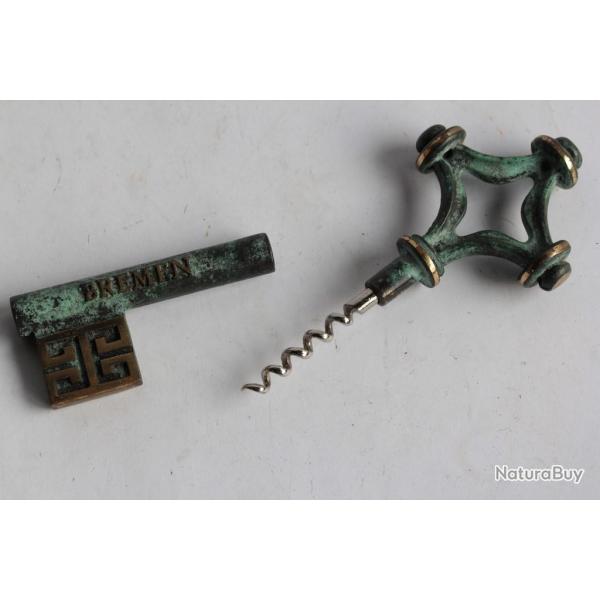 Ancien tire-bouchon clef Bremen Brme Allemagne