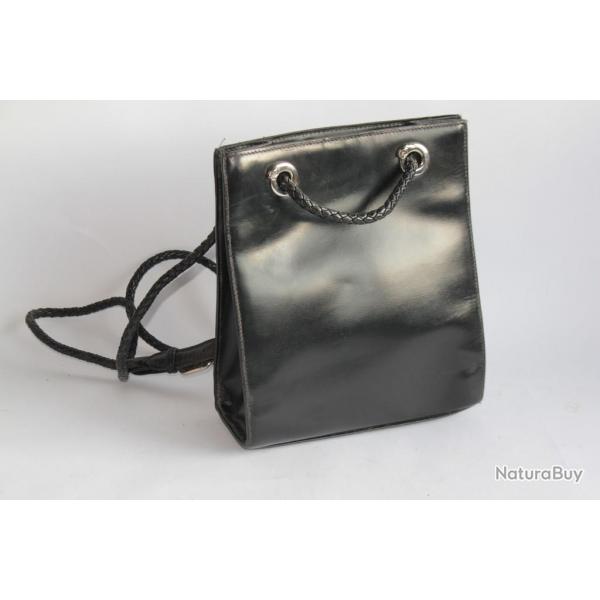 CARTIER Sac  dos Panthre cuir noir