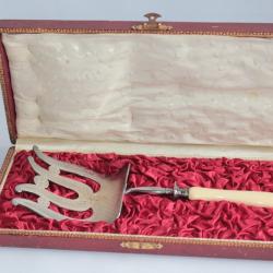 Pelle à asperges métal argenté