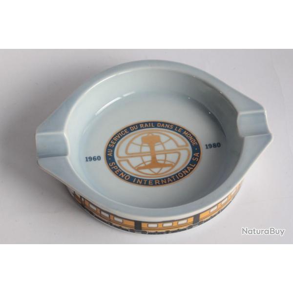 Cendrier publicitaire Train porcelaine danoise Bing & Grndahl