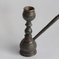 Ancienne pipe orientale argent