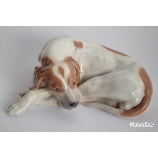 Chien Pointer anglais porcelaine ROYAL COPENHAGEN Danemark