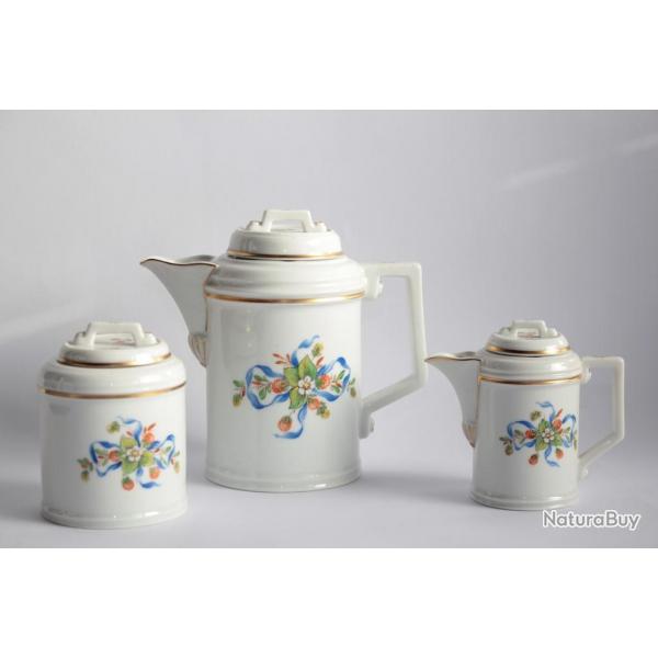 Service  th porcelaine Hchst Allemagne