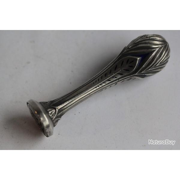 Sceau cachet bronze argent maill Art nouveau