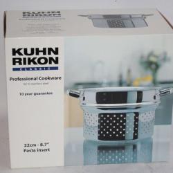 KUHN RIKON Égouttoir à pâtes professionnel inox 22 cm