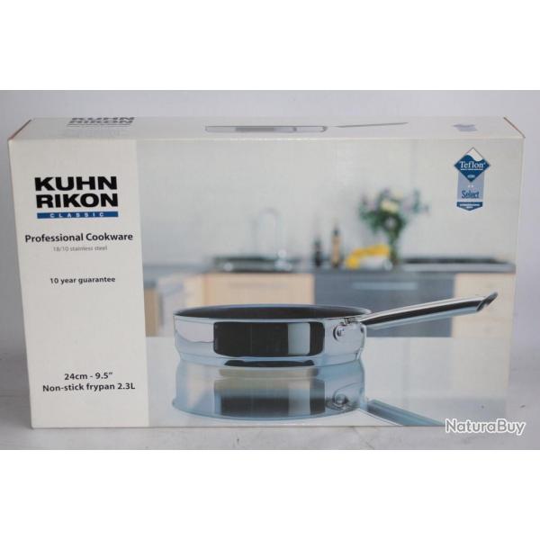 KUHN RIKON Classic Pole anti-adhsive professionnelle Teflon 24 cm