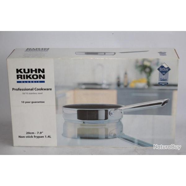 KUHN RIKON Classic Pole anti-adhsive professionnelle Teflon 20 cm