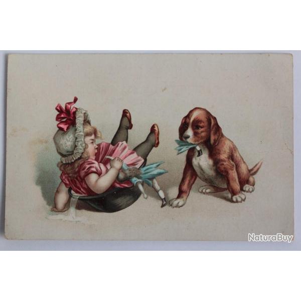 Chromo publicitaire Chapeaux Au Canada Genve Suisse