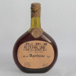 Ancienne bouteille Armagnac Apothéose M. Trépout