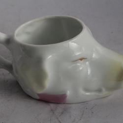 Moutardier Tête de Cochon porcelaine