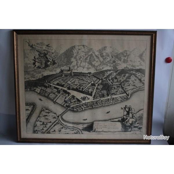 Carte Bonneville Savoie Johannes DE RAM