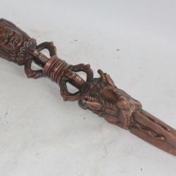 Ancien Phurba Kilaya Vajrakila cuivre Rituel bouddhiste Népal