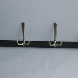 Porte manteau 4 patères chromées design 1950