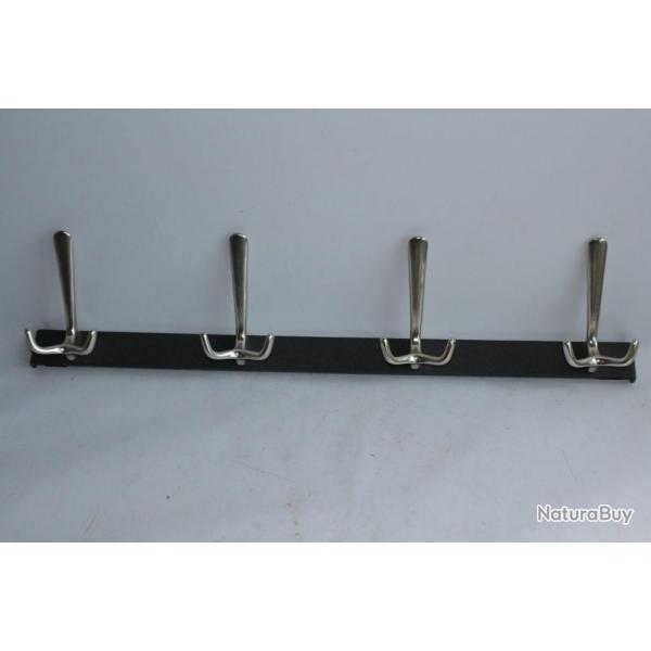 Porte manteau 4 patres chromes design 1950