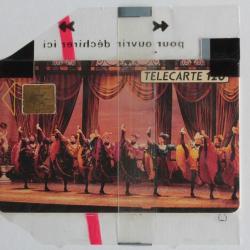Télécarte à puce Monaco MF11 French Cancan NSB 1990