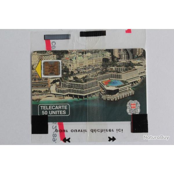 Tlcarte  puce Monaco MF4 Palais des Congrs SC4on NSB 1990