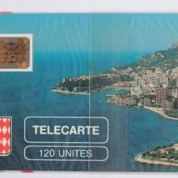 Télécarte à puce Monaco MF3 Rocher de Monaco 120U NSB 1989
