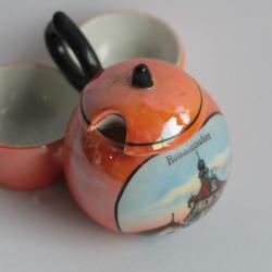 Service à condiments porcelaine Romainmotier Suisse