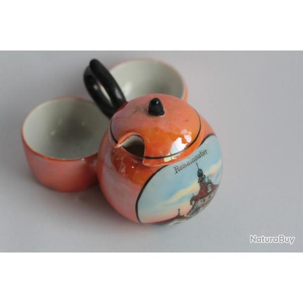 Service  condiments porcelaine Romainmotier Suisse