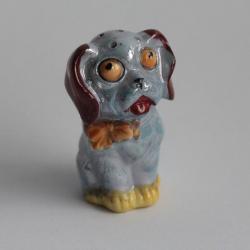 Salière porcelaine émaillée Chien Allemagne