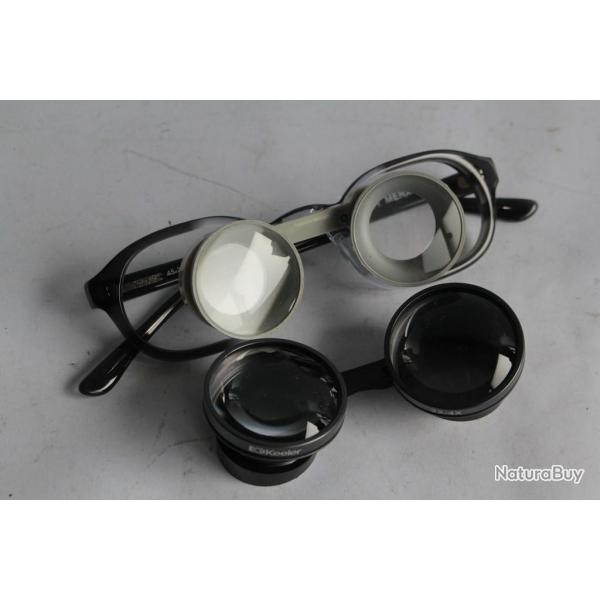 Lunettes Loupe binoculaire Merx lentilles Keeler bijoutier dentiste