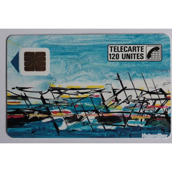 Tlcarte  puce France Baltazar 1989 accent rouge