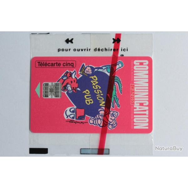 Tlcarte  puce France Cinq Units CB News Communication 1993 NSB
