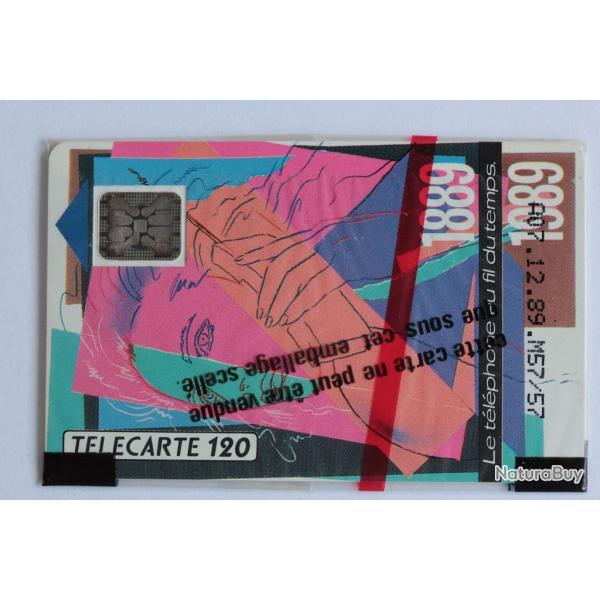 Tlcarte  puce France Tlphone au fil du temps 120 U NSB