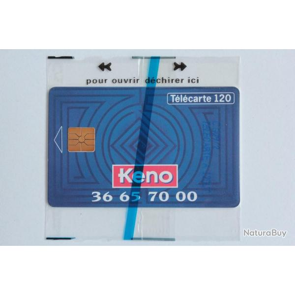 Tlcarte  puce France Publique Keno 120 U NSB 1993
