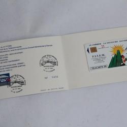 Télécarte à puce France FITEM 90 + encart